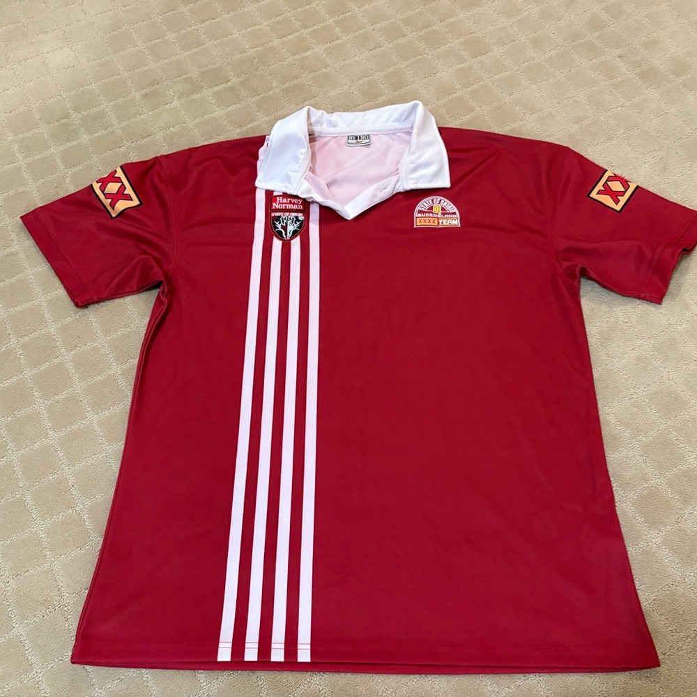 Queensland Maroons Retro State Of Origin Rugby League Jersey Sz 5XL